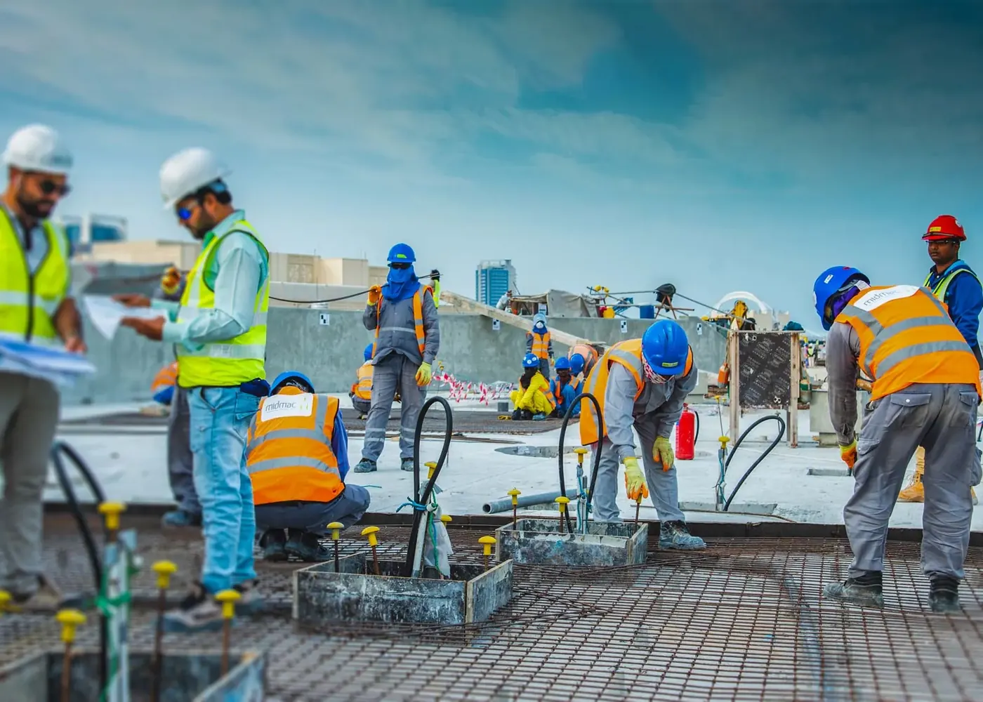 PEC crew on an offshore deck